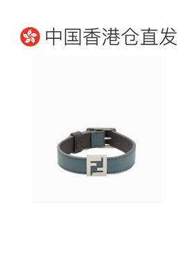 香港直邮Fendi 芬迪 男士 FF 標誌牌手鍊 7AJ682AW3A手链配饰