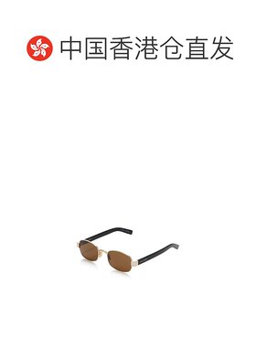1h可退 香港直邮Saint Laurent 圣罗兰 女士 圆框金属太阳眼镜