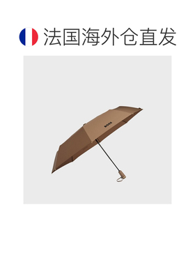 欧洲直邮自营HUGO BOSS雨果 男士米色聚酯纤维logo口袋伞