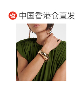 香港直邮Self-Portrait 女士 水晶装饰手镯 metal金属色 舒适时尚