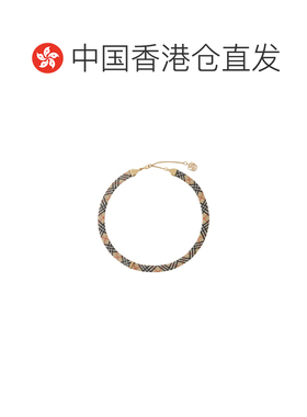 香港直邮Burberry 格子印花项链 81266371
