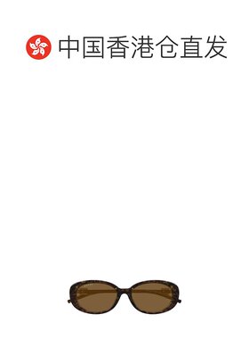 1h可退 香港直邮Gucci 古驰 女士 Eyewear 橢圓形鏡框太陽眼鏡 GG