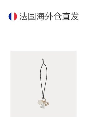 自营欧洲直邮Bonpoint小樱桃 Jayo女童米白色皮革项链