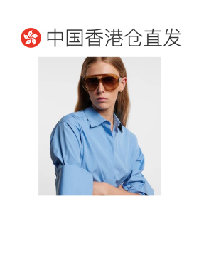 1h可退 香港直邮LOEWE 罗意威 女士 Spoiler 飞行员太阳眼镜