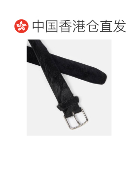 香港直邮The Row 女士 小牛毛皮带 black黑色 舒【付后1h可退】