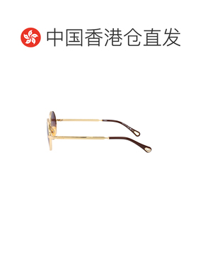 香港直邮Chloe蔻依GOLD-GOLD-VIOLET女士太阳镜配【付后1h可退】