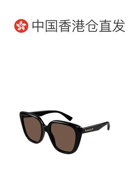 1h可退 香港直邮Gucci 古驰 女士 徽标太阳镜 GG1169S black黑色
