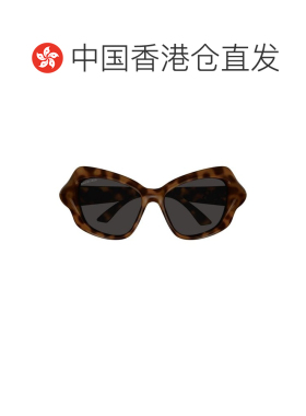 香港直邮BALENCIAGA 女士眼镜 BB0353S002 SS2025 黑色 蝴蝶太阳