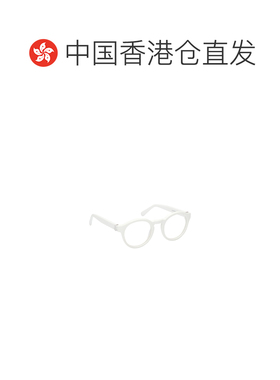 香港直邮MONCLER 男士太阳镜 ML5189021 SS2024 白色 徽标平光镜