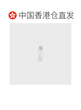 香港直邮CELINE 女士戒指 B105C6BRA36SI SS2026 银色 徽标戒指