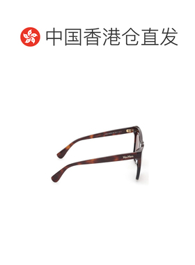 香港直邮MAX MARA 女士眼镜 LOGO2MM000856E SS2023 棕色 徽标太