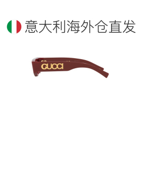 欧洲直邮GUCCI古镜腿徽标不规则形太阳眼镜男女同款 GG1771S