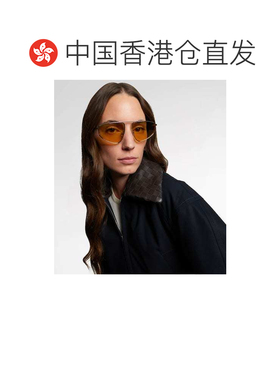 香港直邮Bottega Veneta 葆蝶家 女士 浅缎带飞行员太阳眼镜