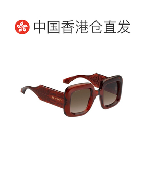 1h可退 香港直邮ETRO 女士太阳镜 ETRO0015S2LFHA CO 酒红色