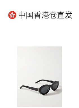 香港直邮Saint Laurent 圣罗兰 女士 椭圆框醋纤太阳眼镜 SLM1360