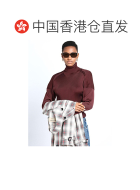 1h可退 香港直邮Ami Paris 女士 太阳眼镜 brown棕色 舒适时尚