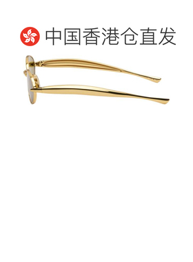 香港直邮Bottega Veneta 葆蝶家 男士 金色 Sardine Oval 太阳镜