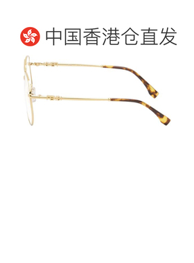 1h可退 香港直邮Fendi 芬迪 女士 金色 graphy 眼镜 FE50142U5903