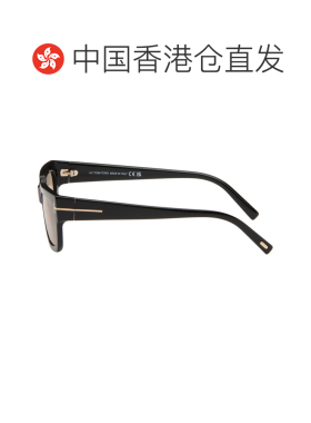 1h可退 香港直邮Tom Ford 汤姆 福特 男士 黑色 Ezra 太阳镜 FT10
