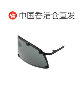 1h可退 香港直邮rick owens 瑞克 欧文斯 男士 黑色太阳眼镜 RG00