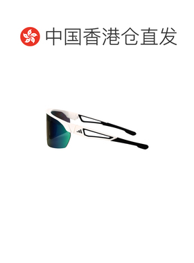 1h可退 香港直邮Adidas 女士 INJECTATE 白色绿色太阳眼镜 SP0103