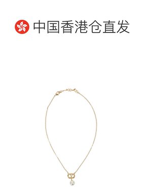 1h可退 香港直邮Valentino 华伦天奴 女士 VLogo 金属感锁链项链