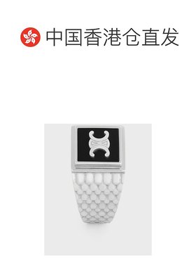 香港直邮Celine思琳TRIOMPHE PYTHON男士戒指印章