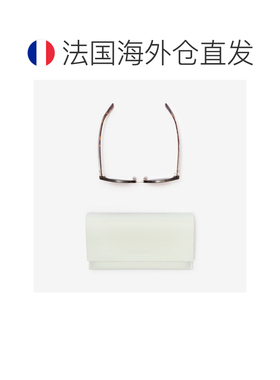 自营欧洲直邮Burberry博柏利 棕色金属尼龙经典圆形太阳镜男女同