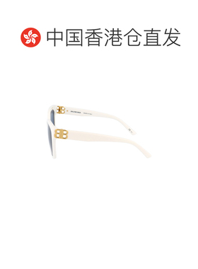【99新未使用】香港直邮Balenciaga logo标牌方框太阳眼镜 BB0102