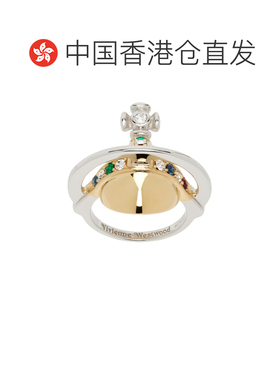 1h可退 香港直邮Vivienne Westwood Solid Orb 戒指 6404017P01P6