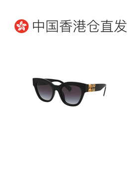 1h可退 欧洲直邮MIU MIU 女士太阳镜 0MU01YS1AB5D1 AW2025 黑色