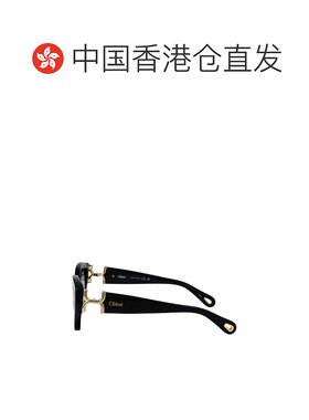 香港直邮Chloe 蔻依 女士 几何框太阳镜 CH0235S black黑色 舒适