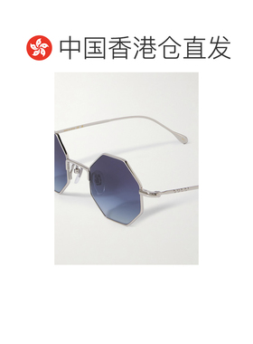 1h可退 香港直邮Gucci 古驰 男士 几何框太阳镜 GG1814S metal金