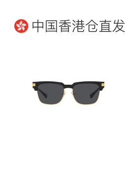 1h可退 香港直邮VERSACE 男士太阳镜 VE4447GB187 AW2025 黑色 徽