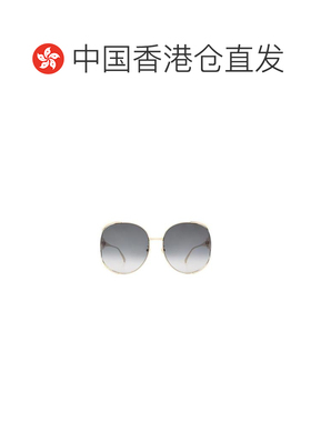自营Gucci 圆框太阳镜 GG0225S古驰正品时尚百搭显脸小高级感