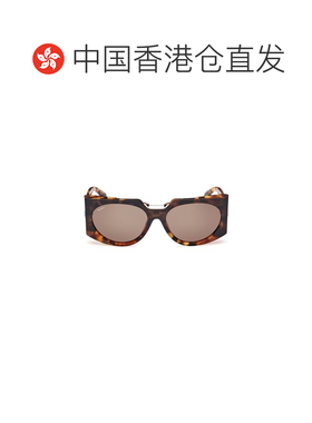 香港直邮MAX MARA 女士眼镜 MM012356J AW2025 棕色 全框太阳镜