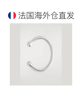 自营欧洲直邮COS 女士银色黄铜手镯配饰细手镯