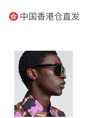 1h可退 香港直邮Gucci 古驰 男士 飞行员太阳眼镜 green绿色 舒适