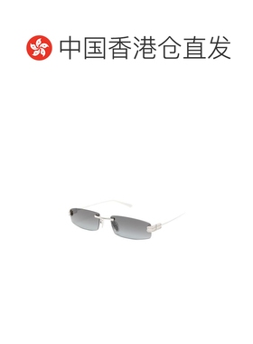 1h可退 香港直邮Balenciaga 巴黎世家 女士 银色金属太阳眼镜 858