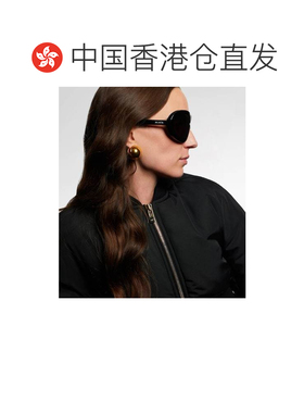 香港直邮alaia 女士 徽标大款太阳眼镜 black黑色 舒适时尚