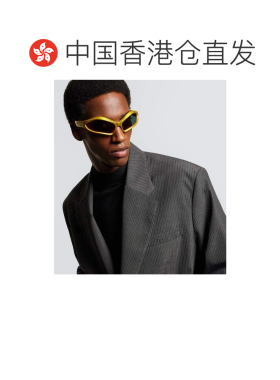1h可退 香港直邮Balenciaga 巴黎世家 男士 雪茄色太阳眼镜