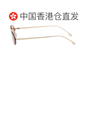 1h可退 香港直邮Fendi 芬迪 女士 金色 First Crystal 太阳镜 FE4