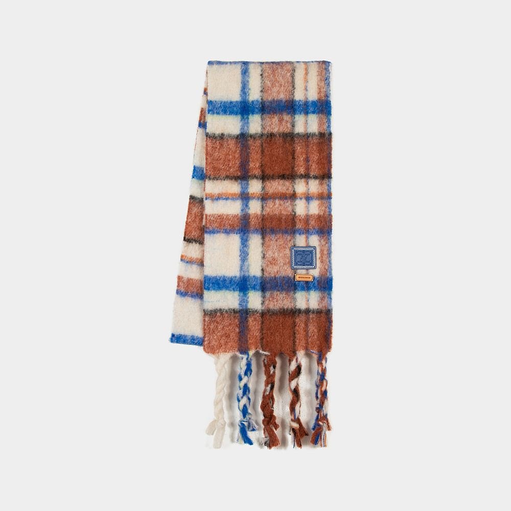 欧洲直邮Check Scarf - Ader Error - Wool - Ivory - 图2