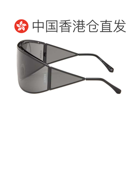 1h可退 香港直邮LOEWE 罗意威 男士 黑色 Speed Shield 太阳镜 LW