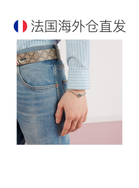 自营欧洲直邮Gucci/古驰 男女通用GG Marmont手链 带钥匙吊坠