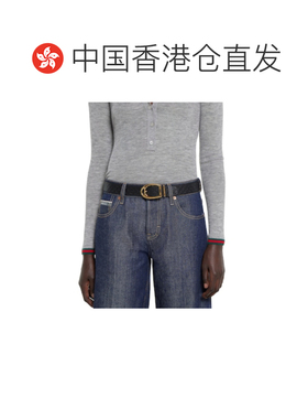 香港直邮Gucci 饰马镫搭扣腰带 古驰837014AAE2M