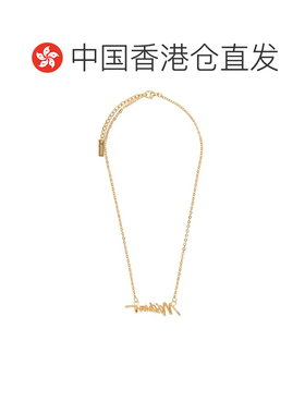 香港直邮MOSCHINO 女士项链 911384020606 SS2026 金色 LOGO NECK