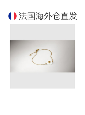 自营欧洲直邮GUCCI古驰 Interlocking女士金色18K金配饰手链链式