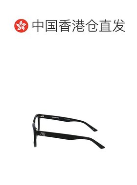 香港直邮Balenciaga 黑色几何图案镜框眼镜 BB0131O巴黎世家