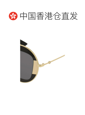 自营Gucci 圆框金属太阳镜 GG0105S古驰潮流时尚显脸小高级感配饰